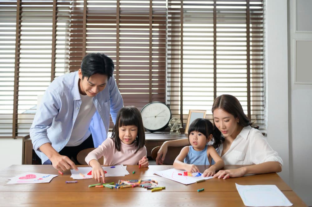 สอนลูกอย่างใจเย็น สอนลูกสองภาษา
