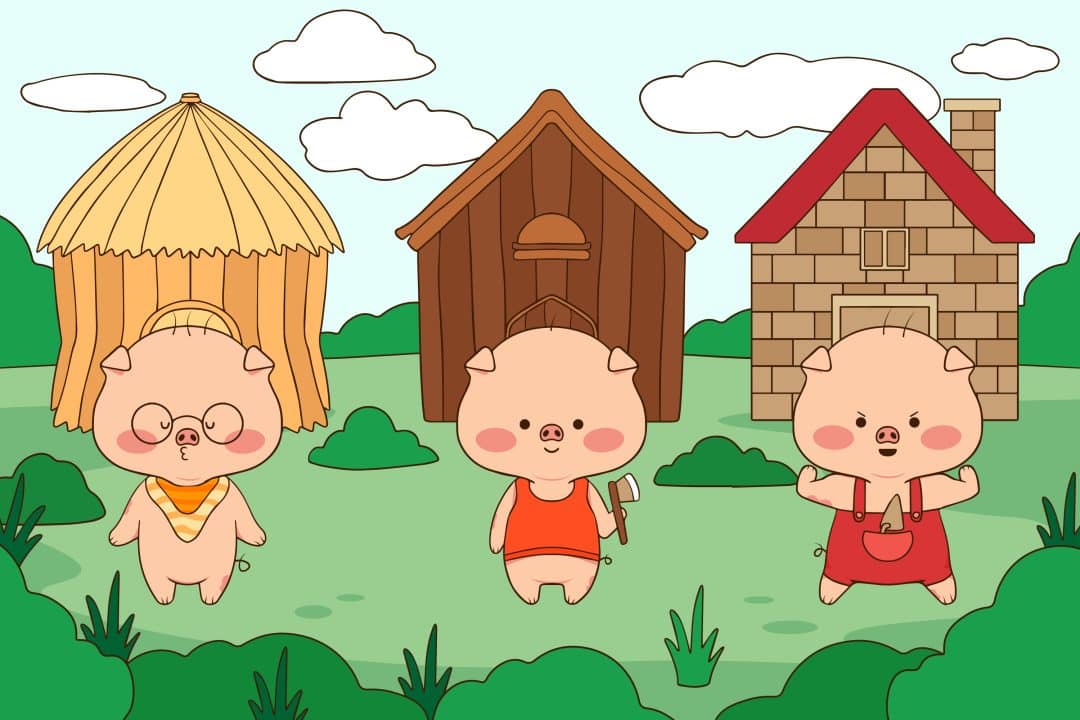 Three little pigs