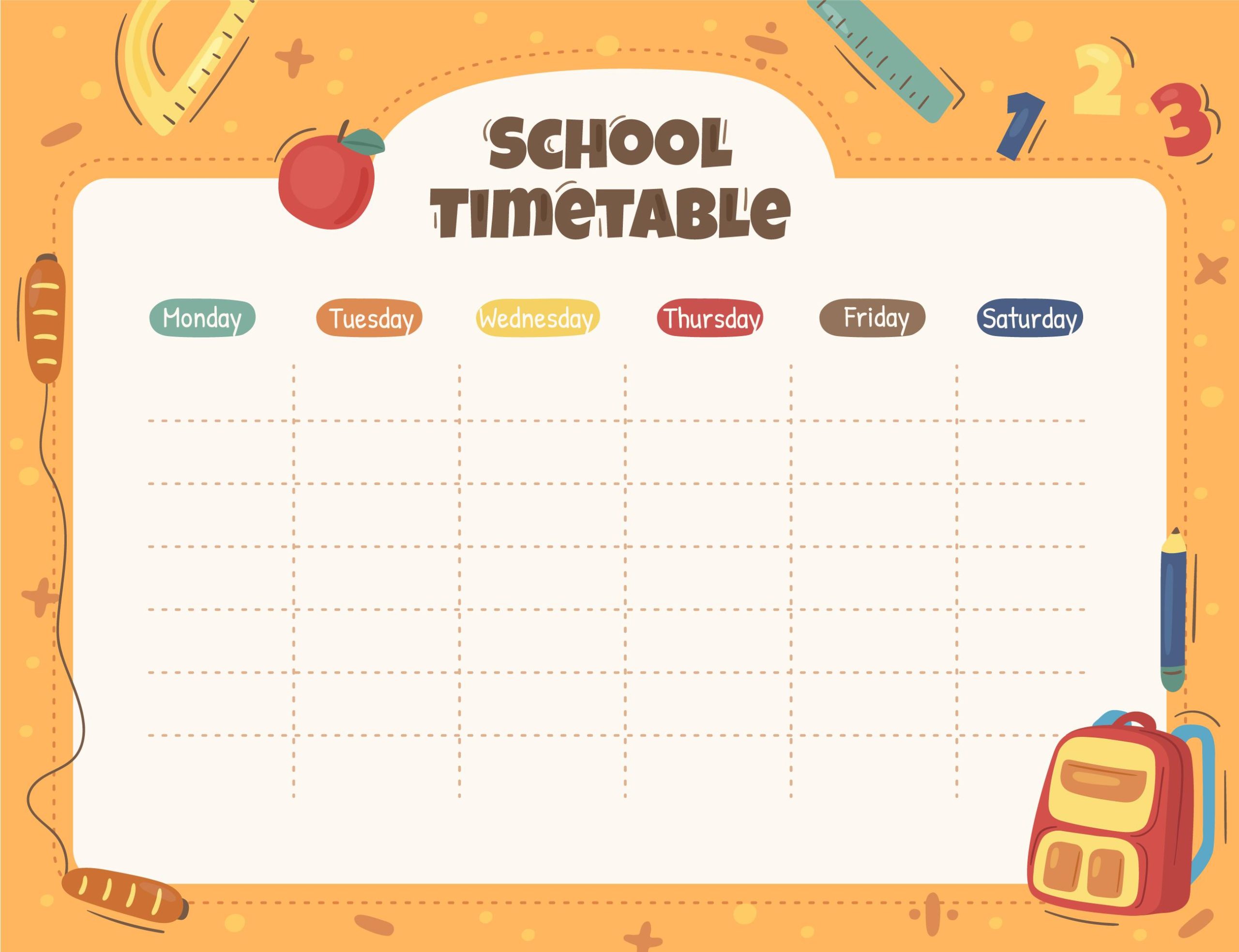 time table