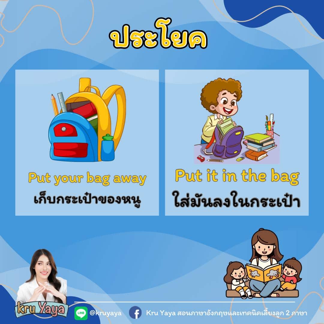 สอนลูกเก่งภาษ2 - Kruyaya Online ประโยคภาษาอังกฤษ