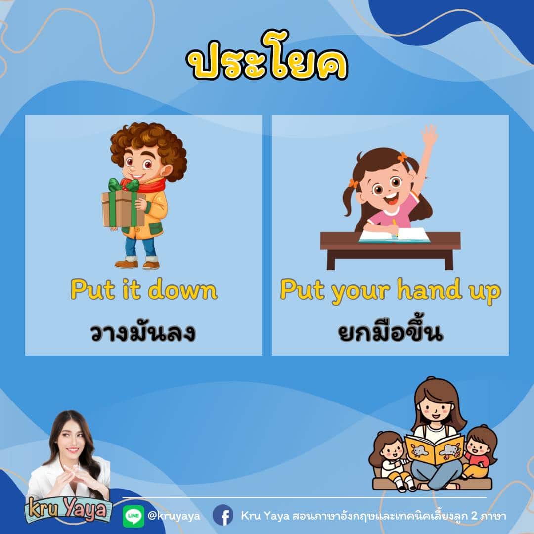สอนลูกเก่งภาษ4 - Kruyaya Online